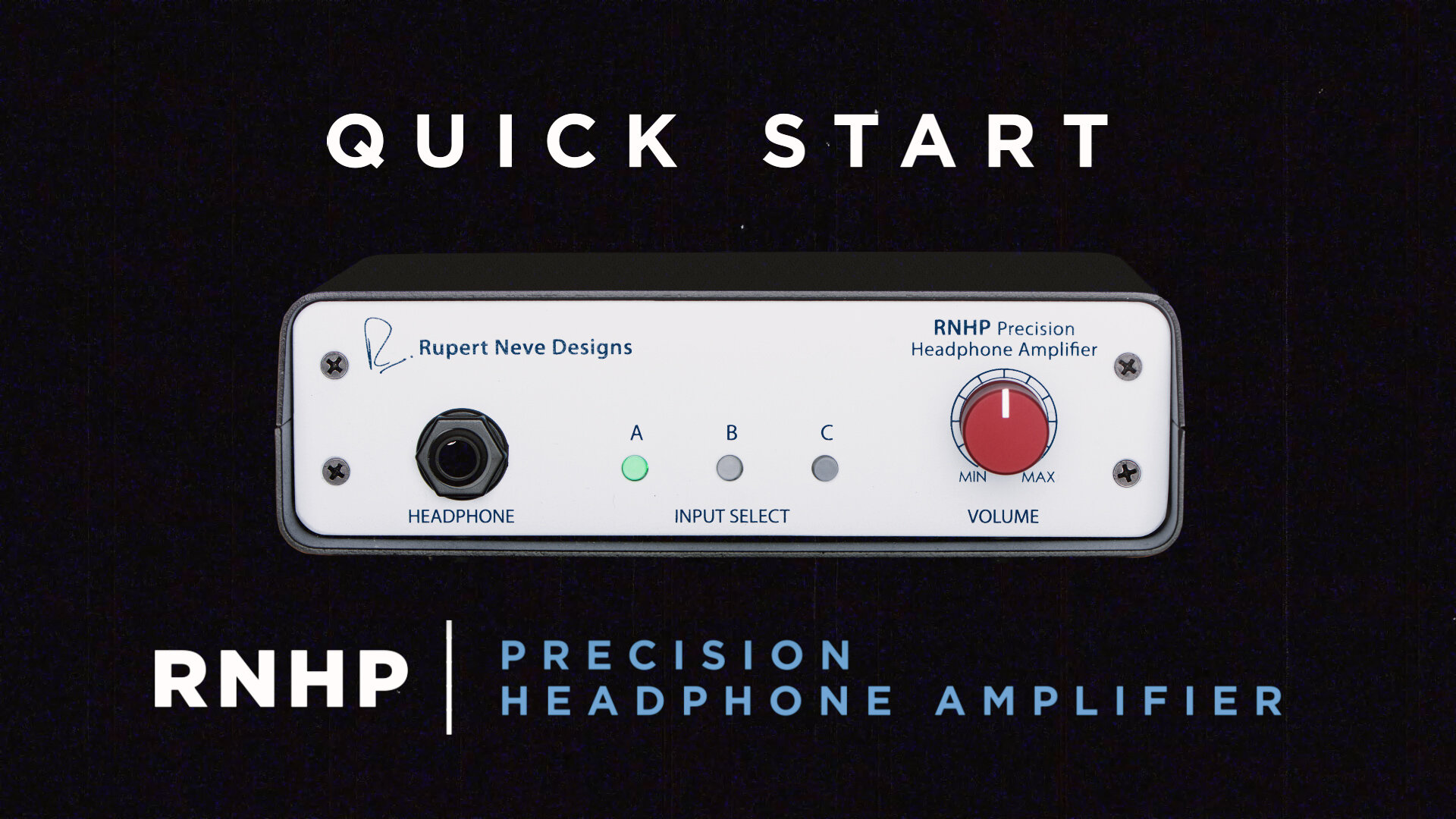 The RNHP Precision Headphone Amplifier — Rupert Neve Designs